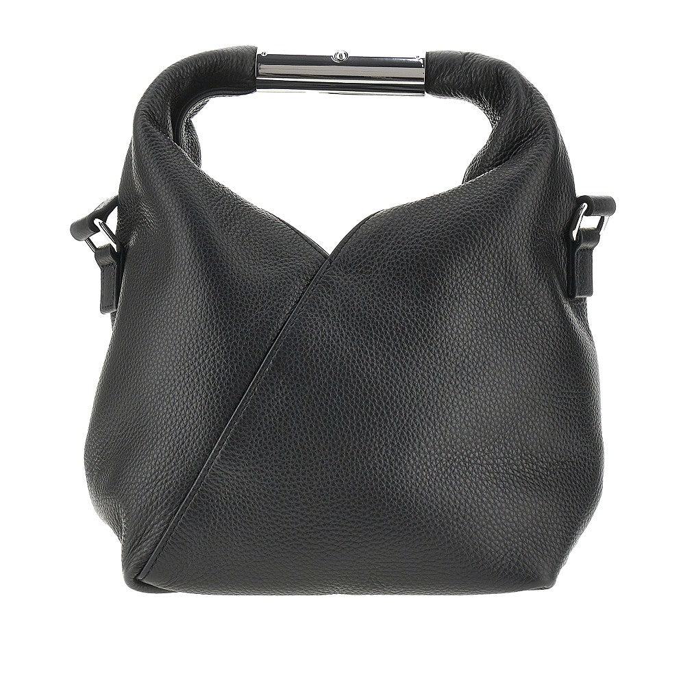 MM6 OS grained leather small japanese bag