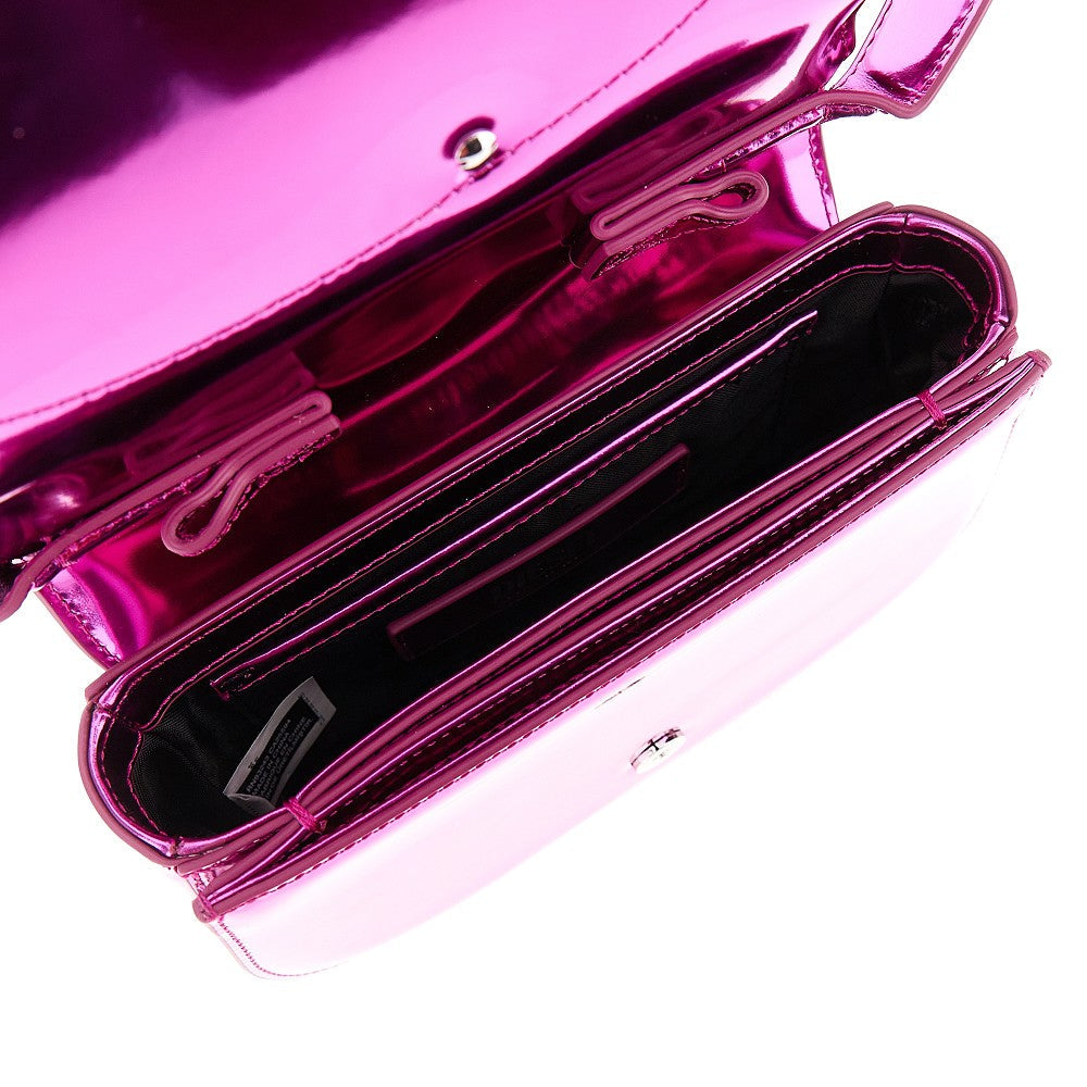 DIESEL OS mirrored leather 1dr shoulder bag