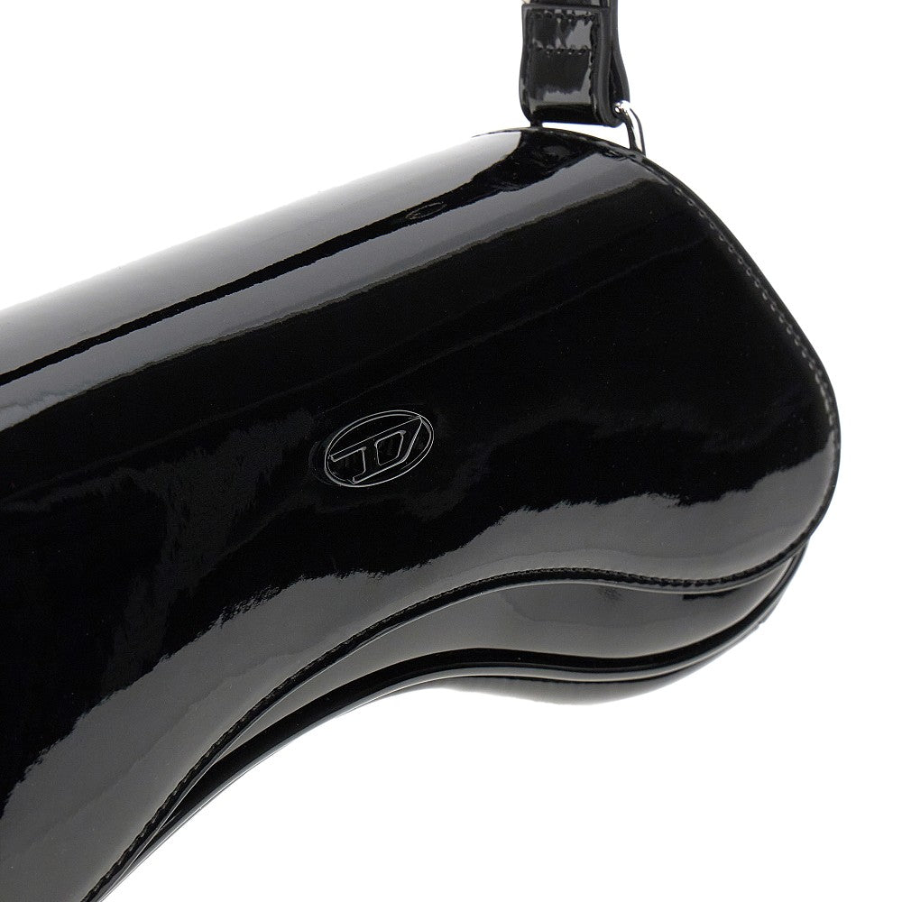 DIESEL OS glossy faux leather play bag