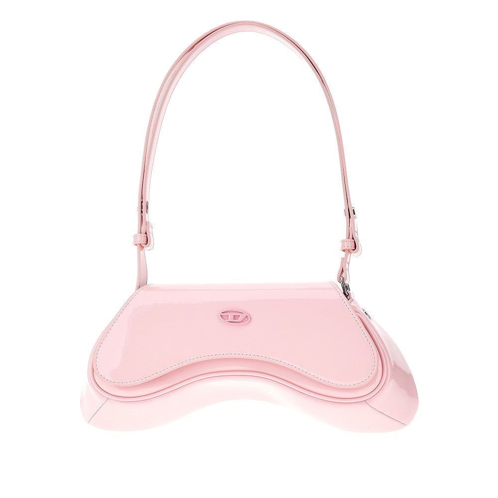 DIESEL OS glossy faux leather play bag