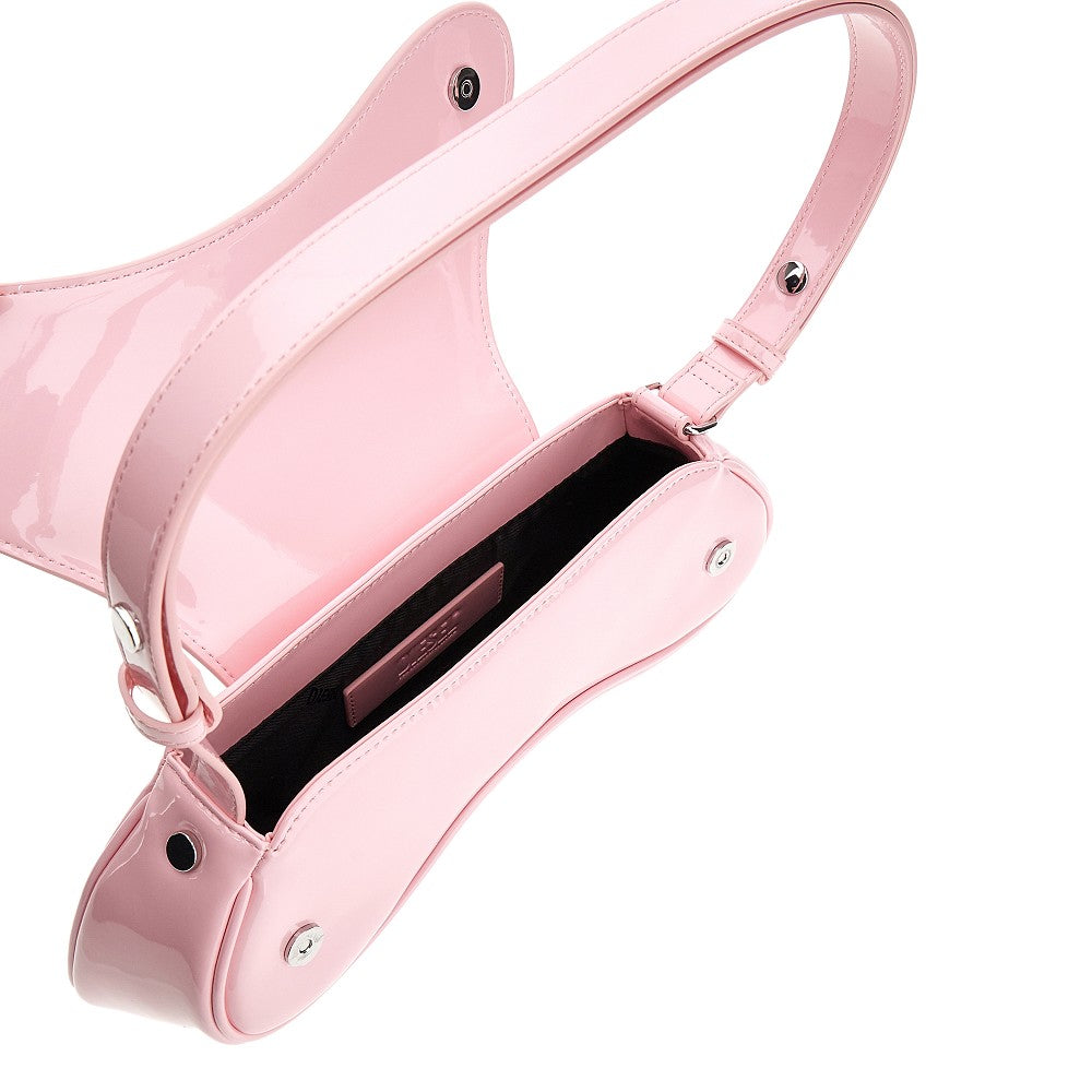 DIESEL OS glossy faux leather play bag