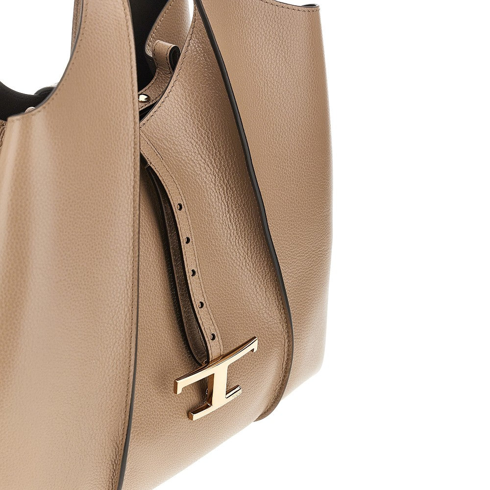 TODS OS leather medium t timeless shopping bag