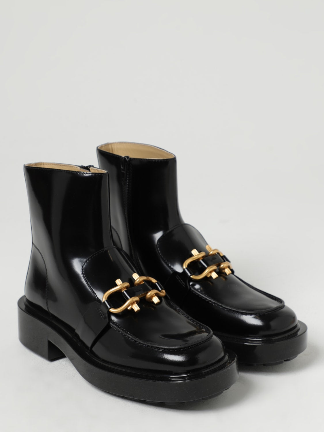 bottega veneta monsieur ankle boots in brushed leather