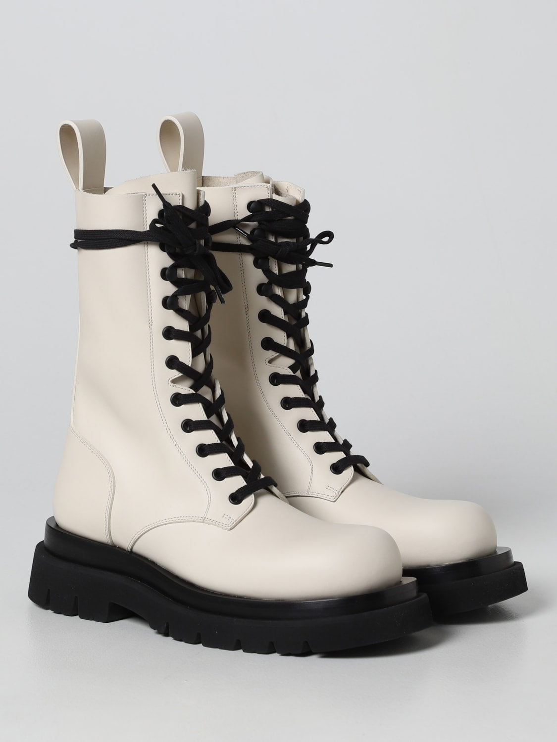 bottega veneta leather ankle boots
