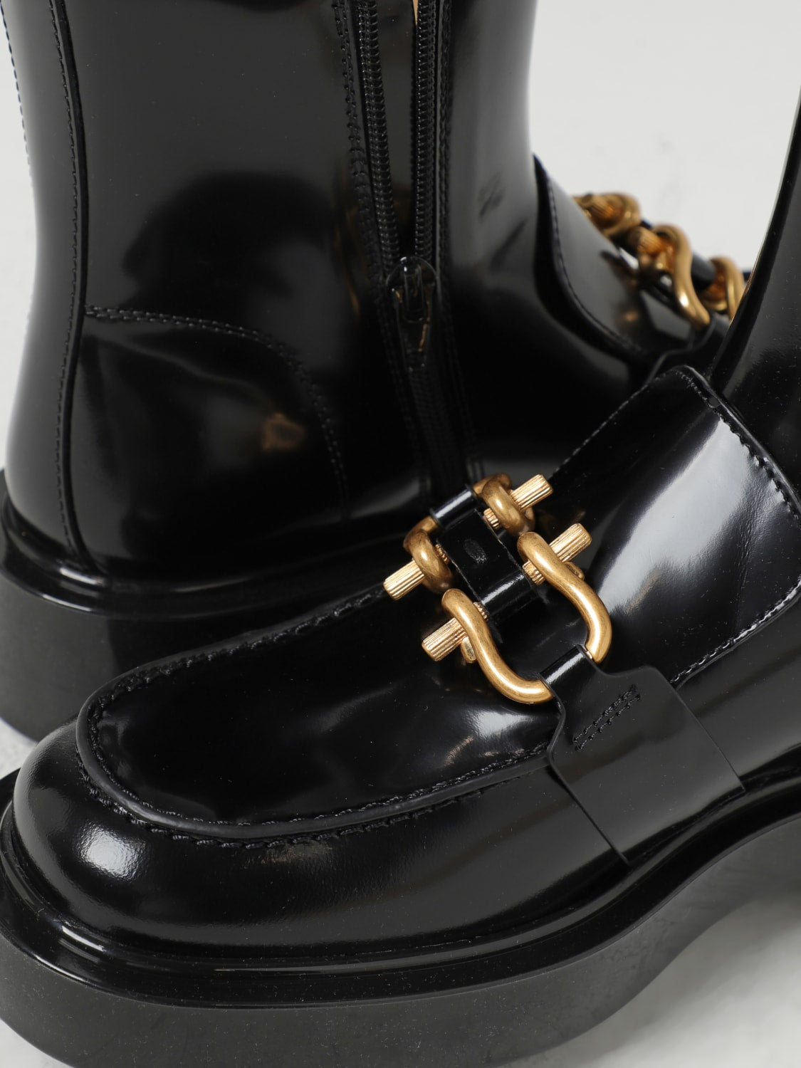 bottega veneta monsieur ankle boots in brushed leather