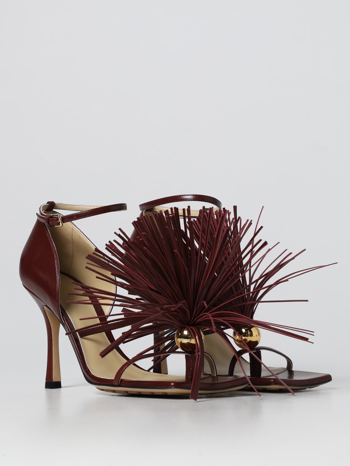 bottega veneta nappa leather sandals