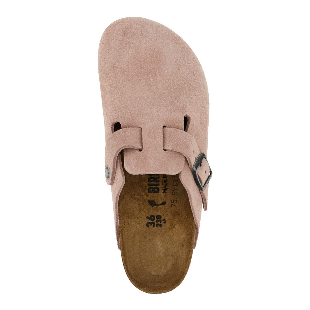BIRKENSTOCK 36 suede leather boston sabot