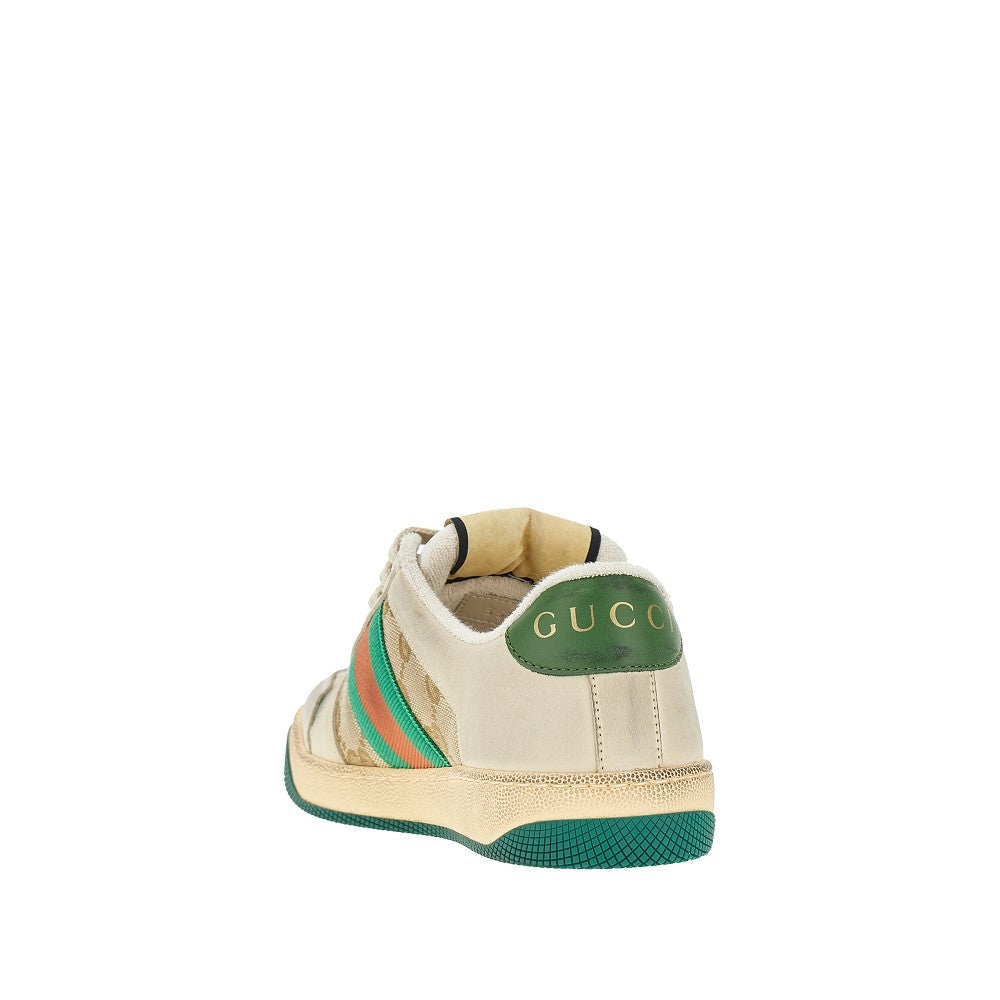 GUCCI 36 used-effect screener sneakers