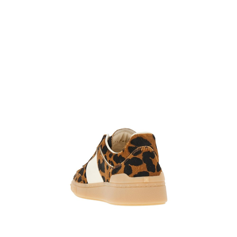 VALENTINO GARAVANI 36 upvillage leopard-print calfhair sneakers