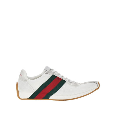 suede leather and mesh tempo sneakers
