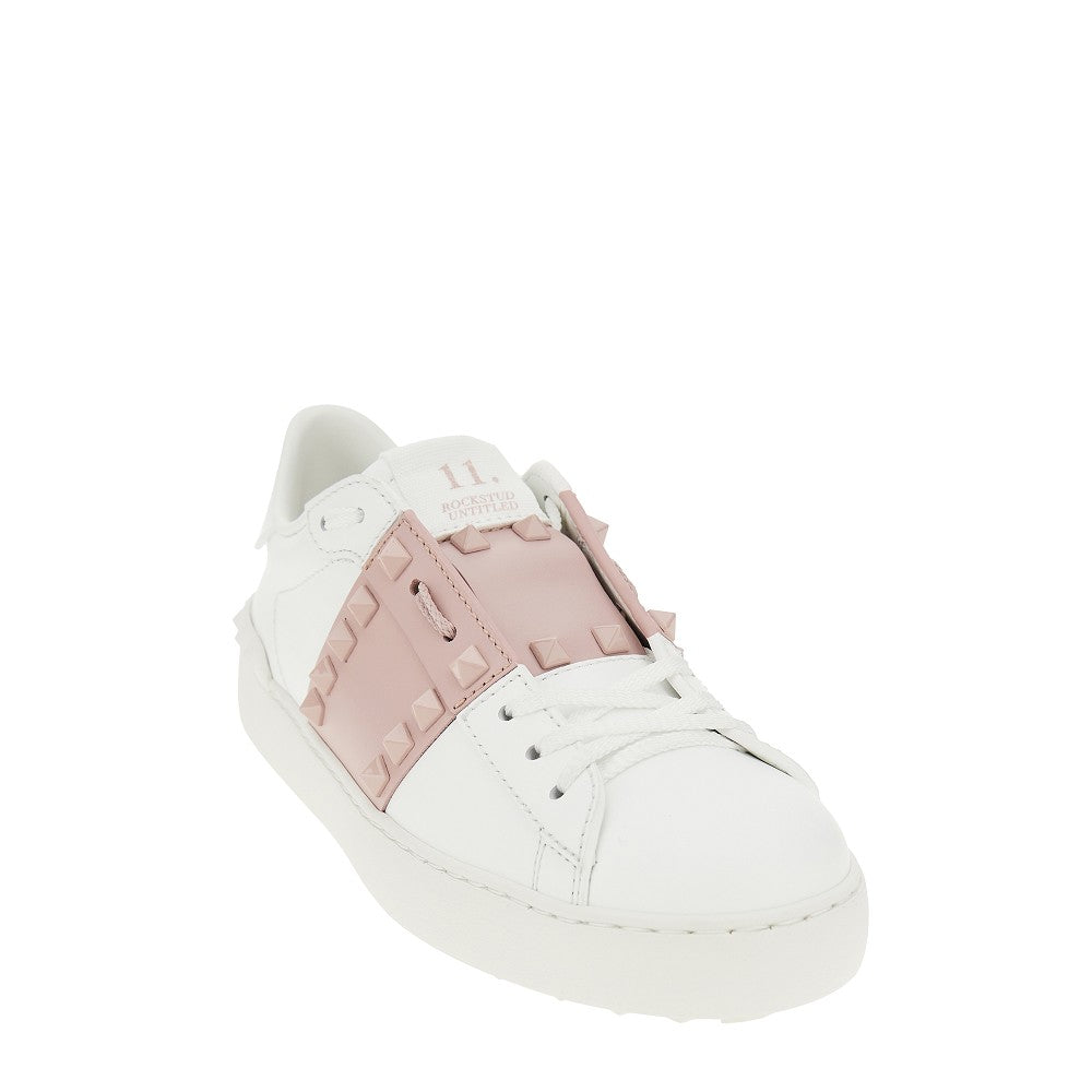 VALENTINO GARAVANI 40 rockstud untitled leather sneakers