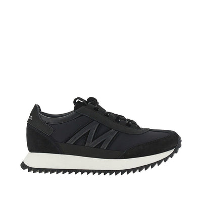 pacey2 leather and fabric sneakers