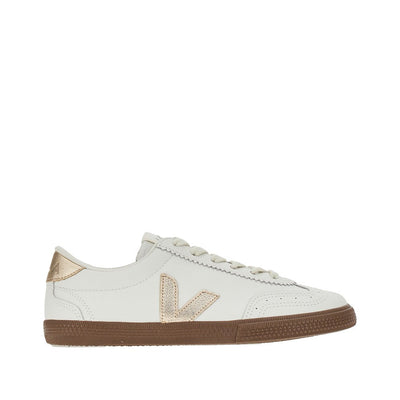 leather volley sneakers