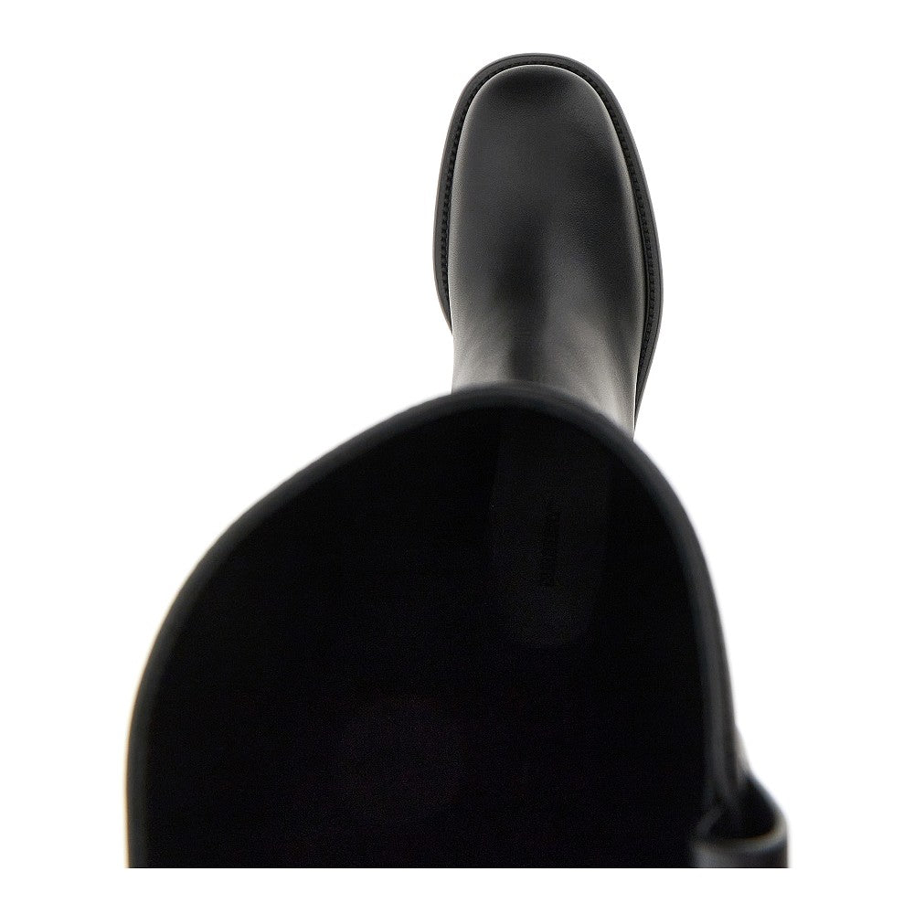 BURBERRY 39 cavalier leather boots