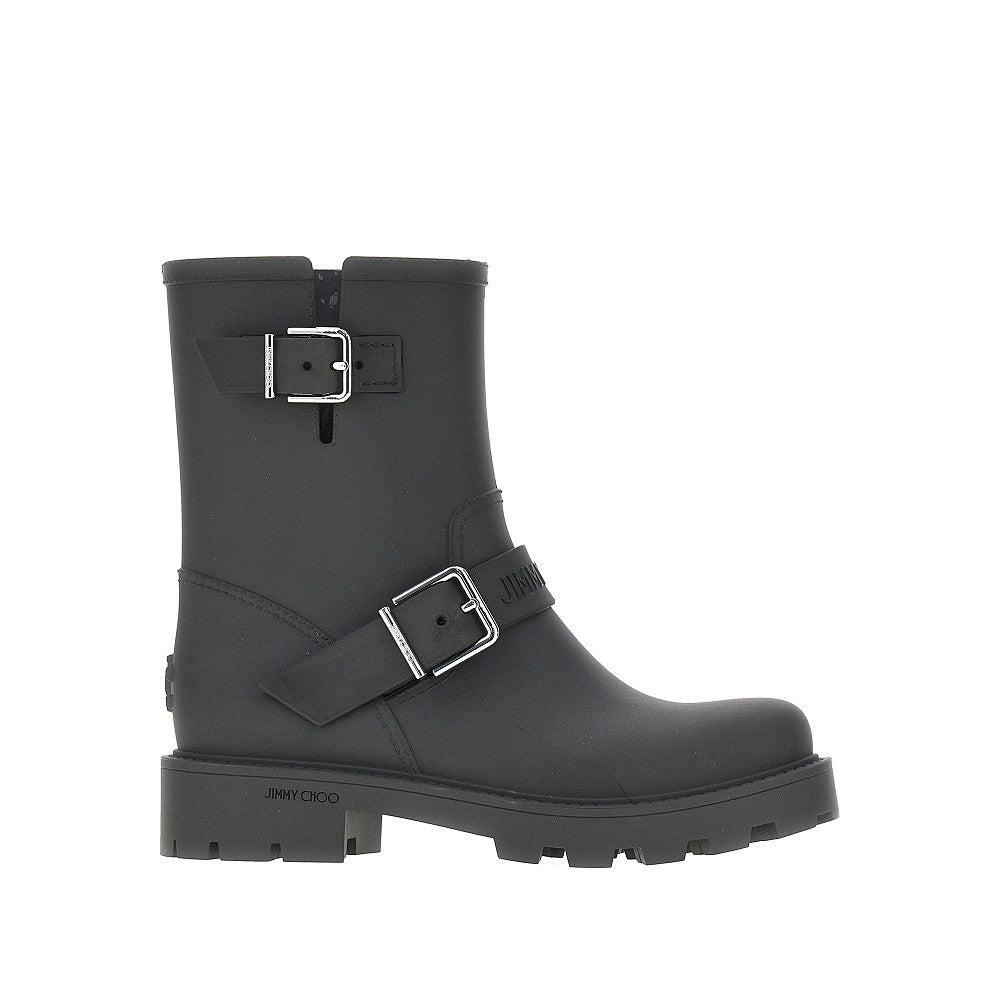 JIMMY CHOO 36 biker rainboots