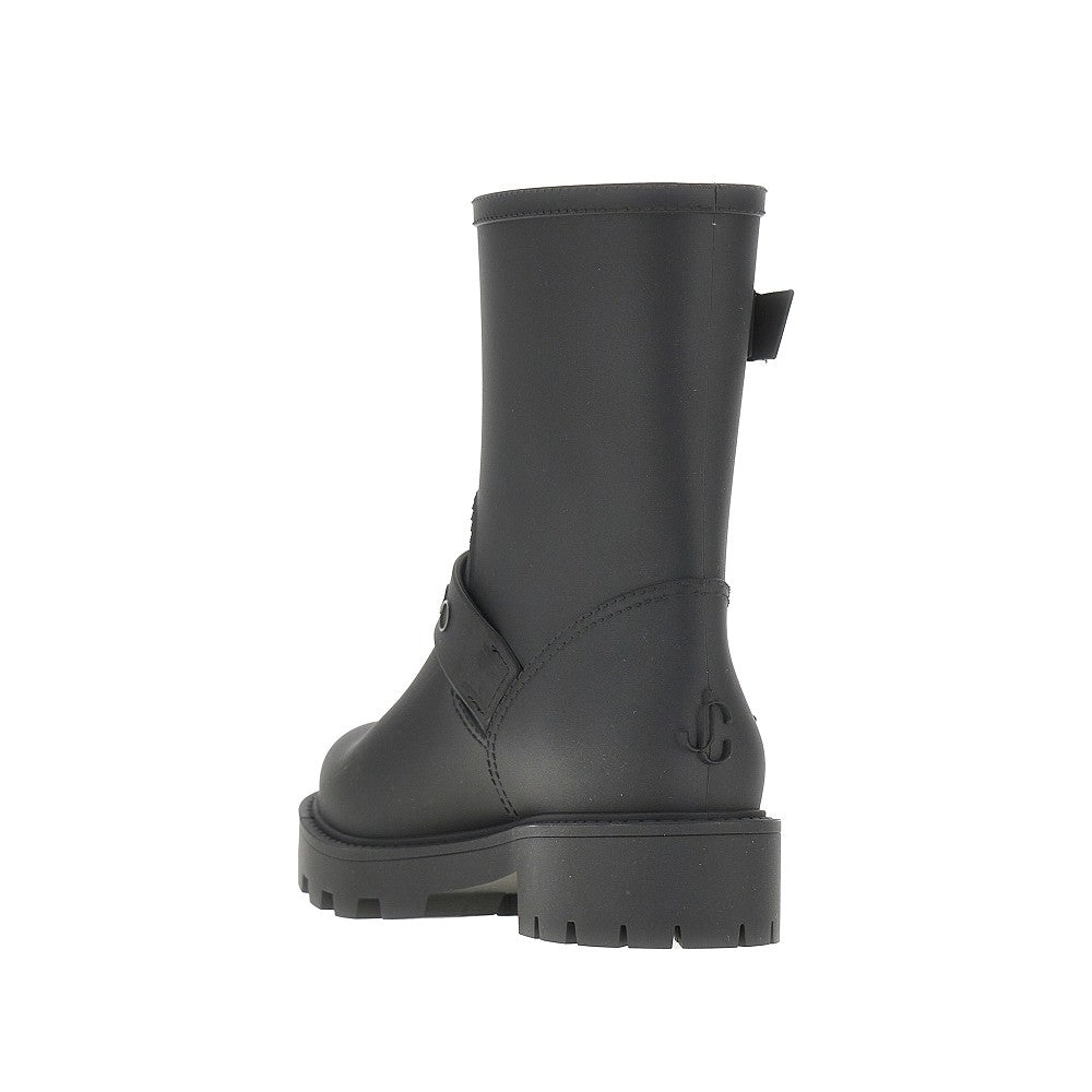JIMMY CHOO 36 biker rainboots