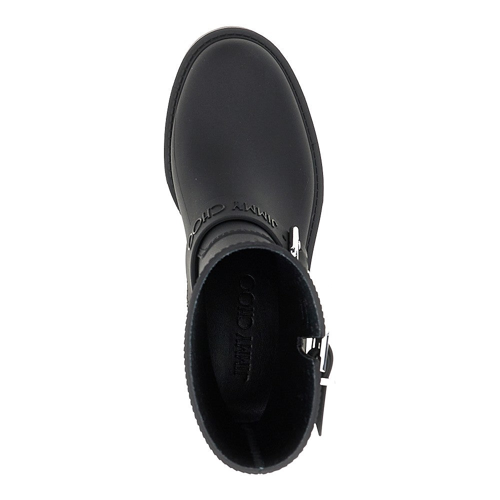 JIMMY CHOO 36 biker rainboots