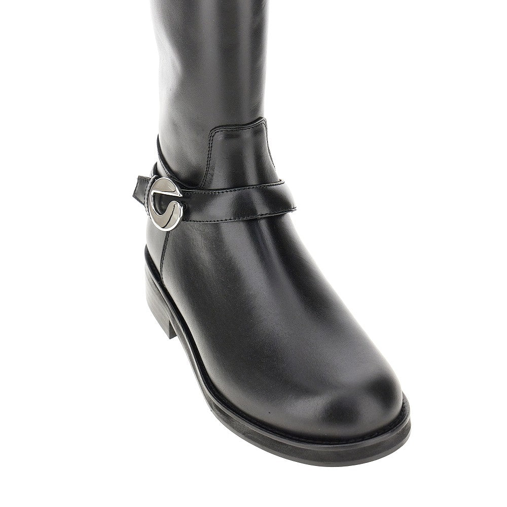 COPERNI 37 belt cavalier leather belt