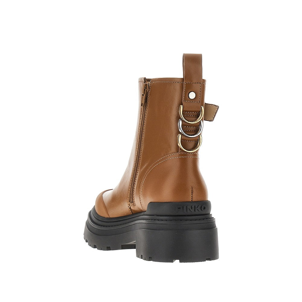 PINKO 37 leather ankle boots