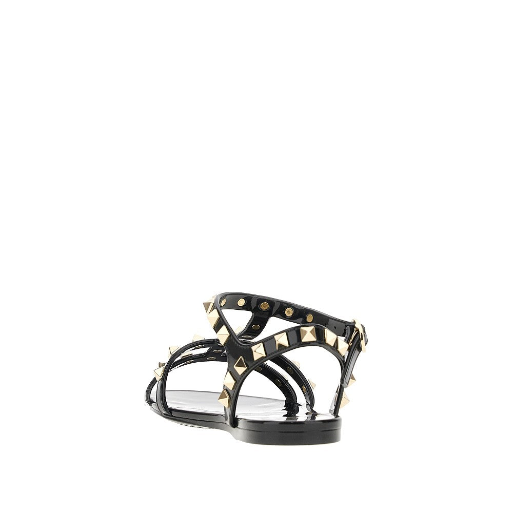 VALENTINO GARAVANI 36 rockstud rubber sandals