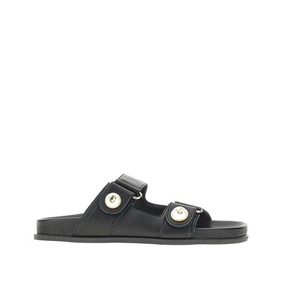 fayence leather double-strap sandals