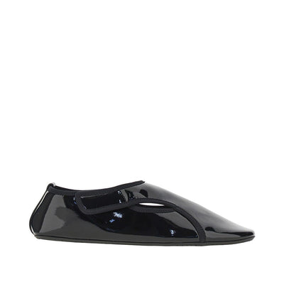 patent leather flex slippers