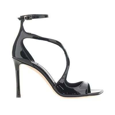 azia patent leather sandals