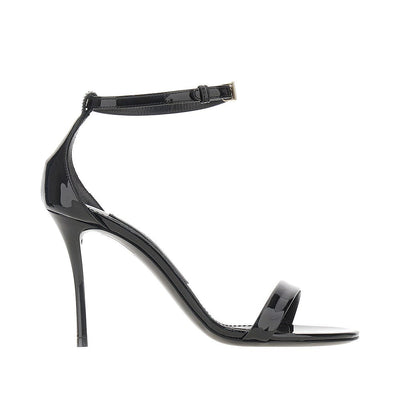 patent leather sandals
