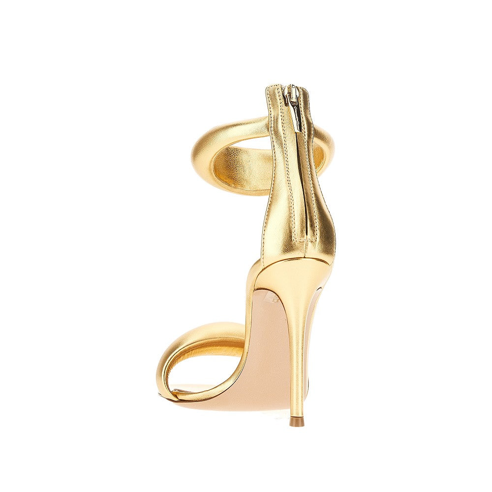 GIANVITO ROSSI 36+ bijoux nappa leather sandals