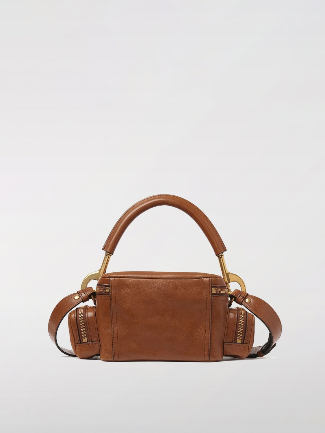 chloé polished leather handbag