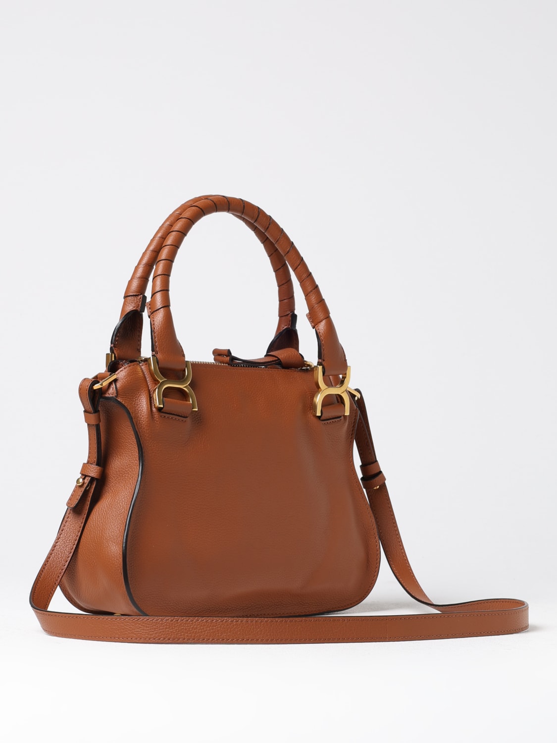 chloé marciè grained leather bag