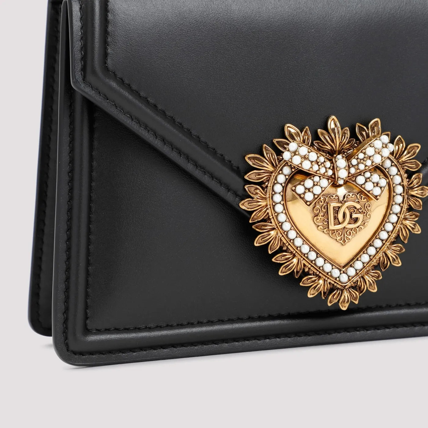 Small Devotion Leather Top Handle Bag