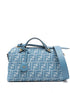 Fendi Denim-effect Ff Jacquard By The Way Soft Medium Bag