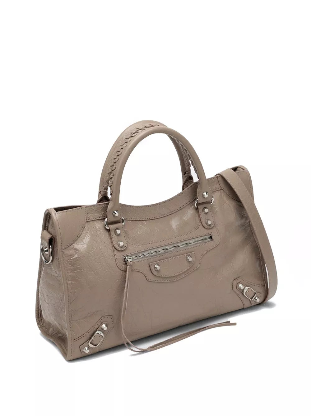 grained leather le city medium bag