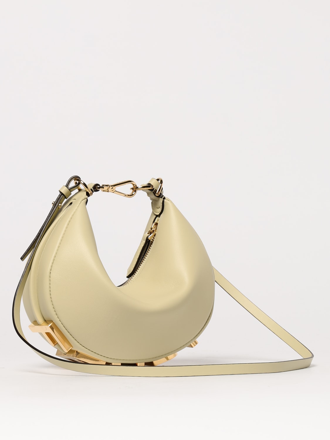 mini fendigraphy ff leather shoulder bag