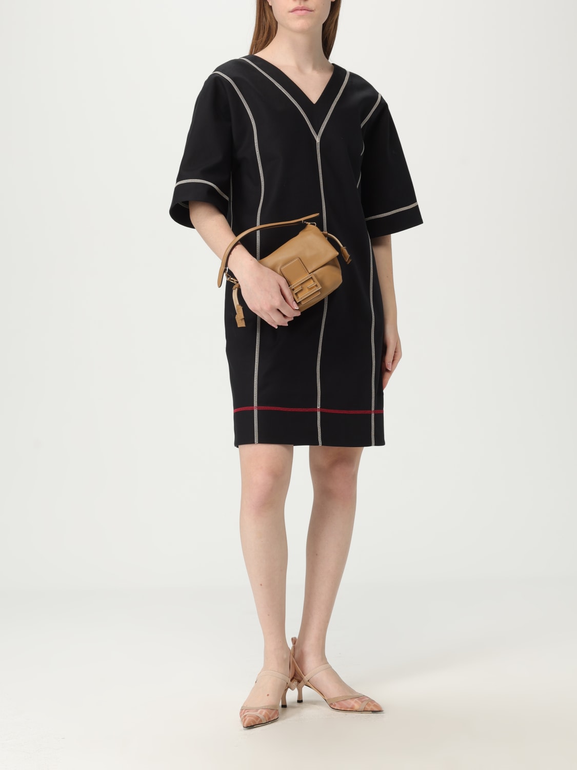 mini mamma baguette leather shoulder bag