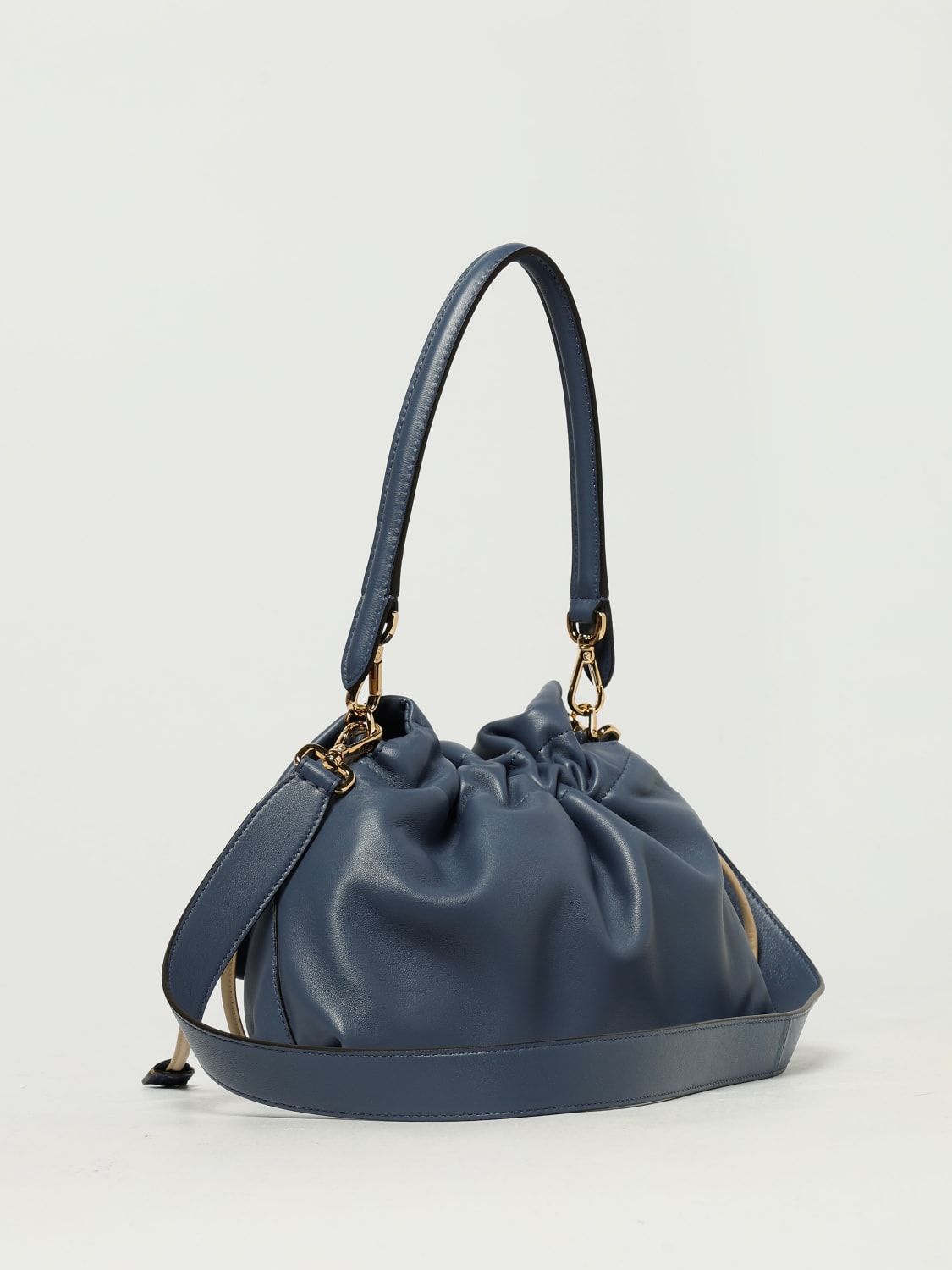 medium mamma baguette leather shoulder bag