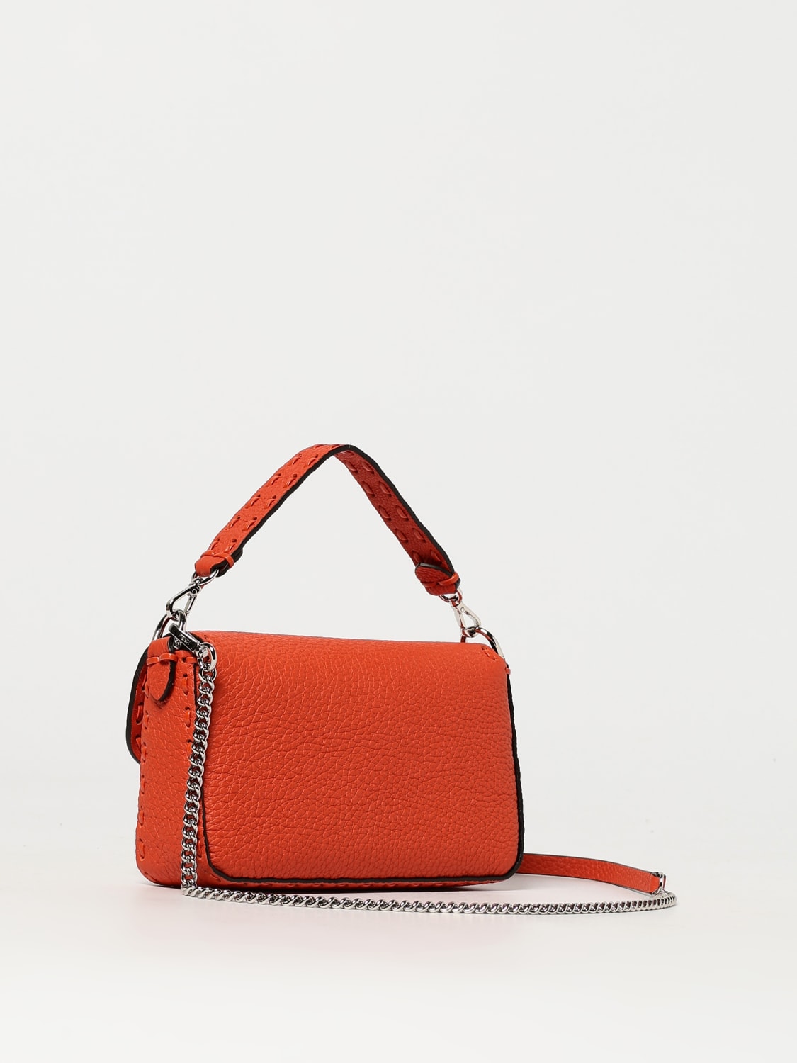 baguette ff leather mini bag