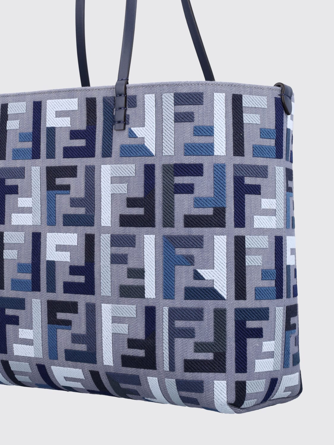 large roll ff denim tote