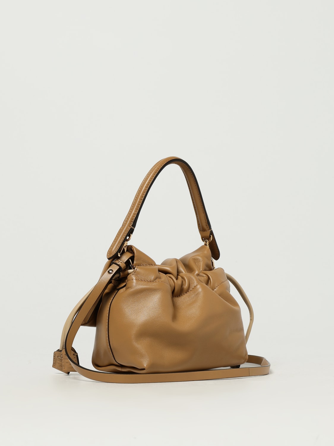 mini mamma baguette leather shoulder bag