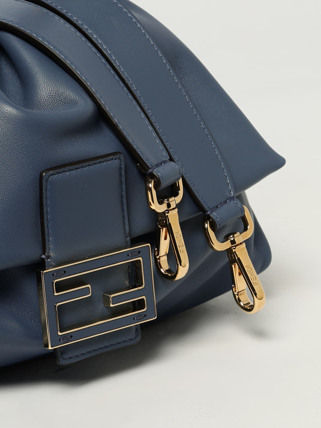medium mamma baguette leather shoulder bag