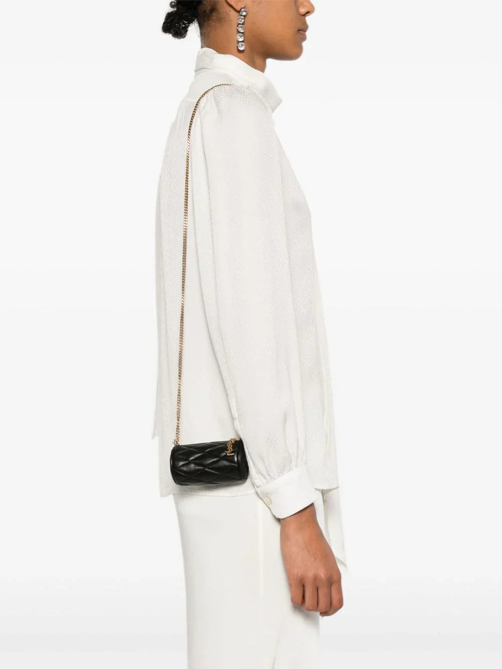 Sade Micro Tube Leather Shoulder Bag