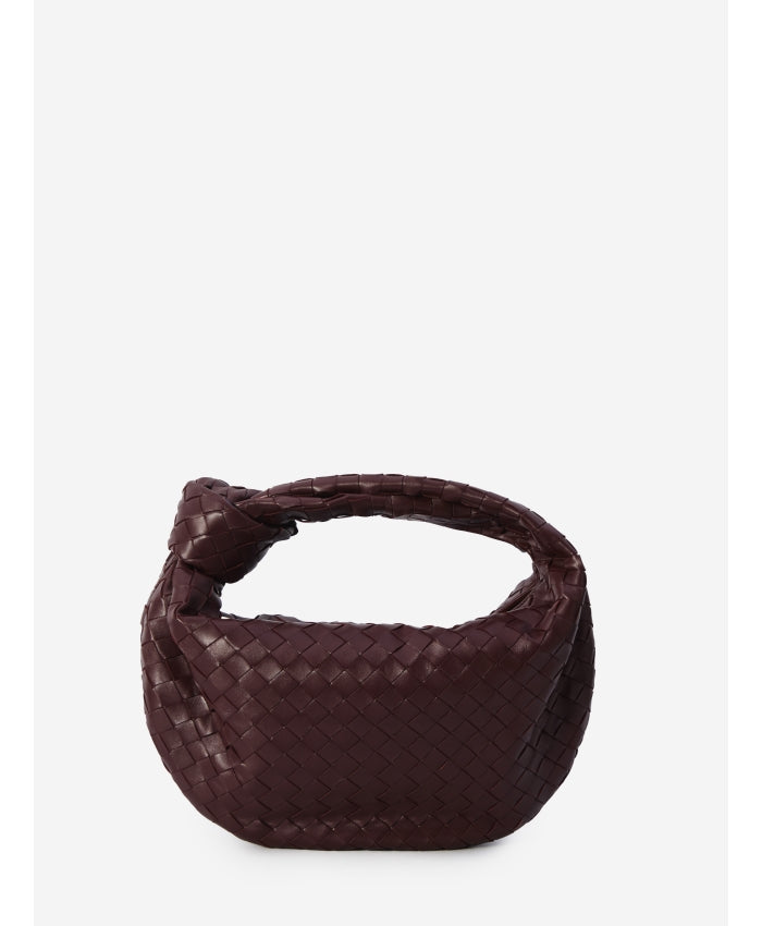 Bottega veneta burgundy teen jodie shoulder bag