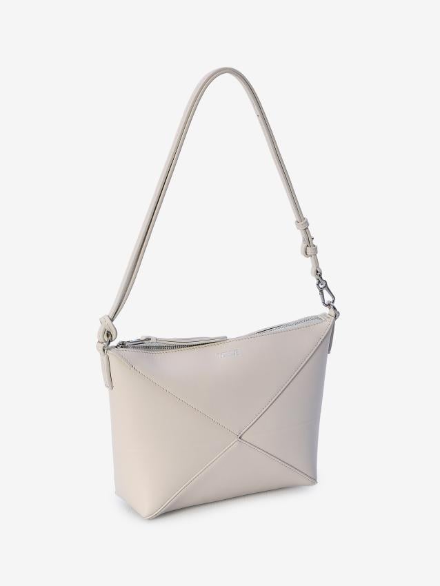 Loewe white puzzle fold pouch