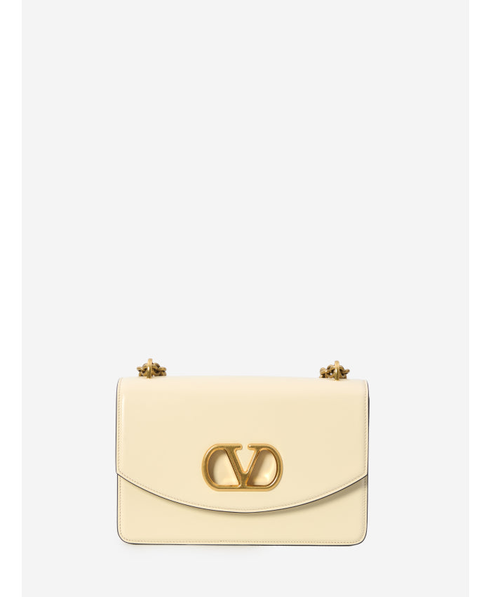 Valentino garavani white vain shoulder bag
