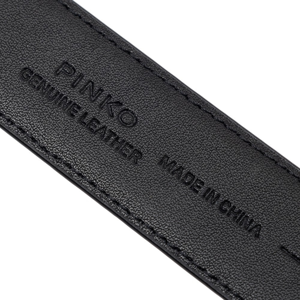 PINKO XS love birds leather belt