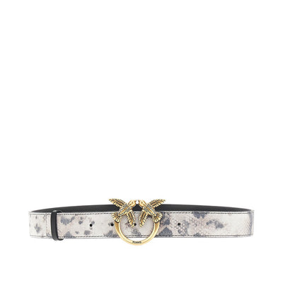 love birds leather belt