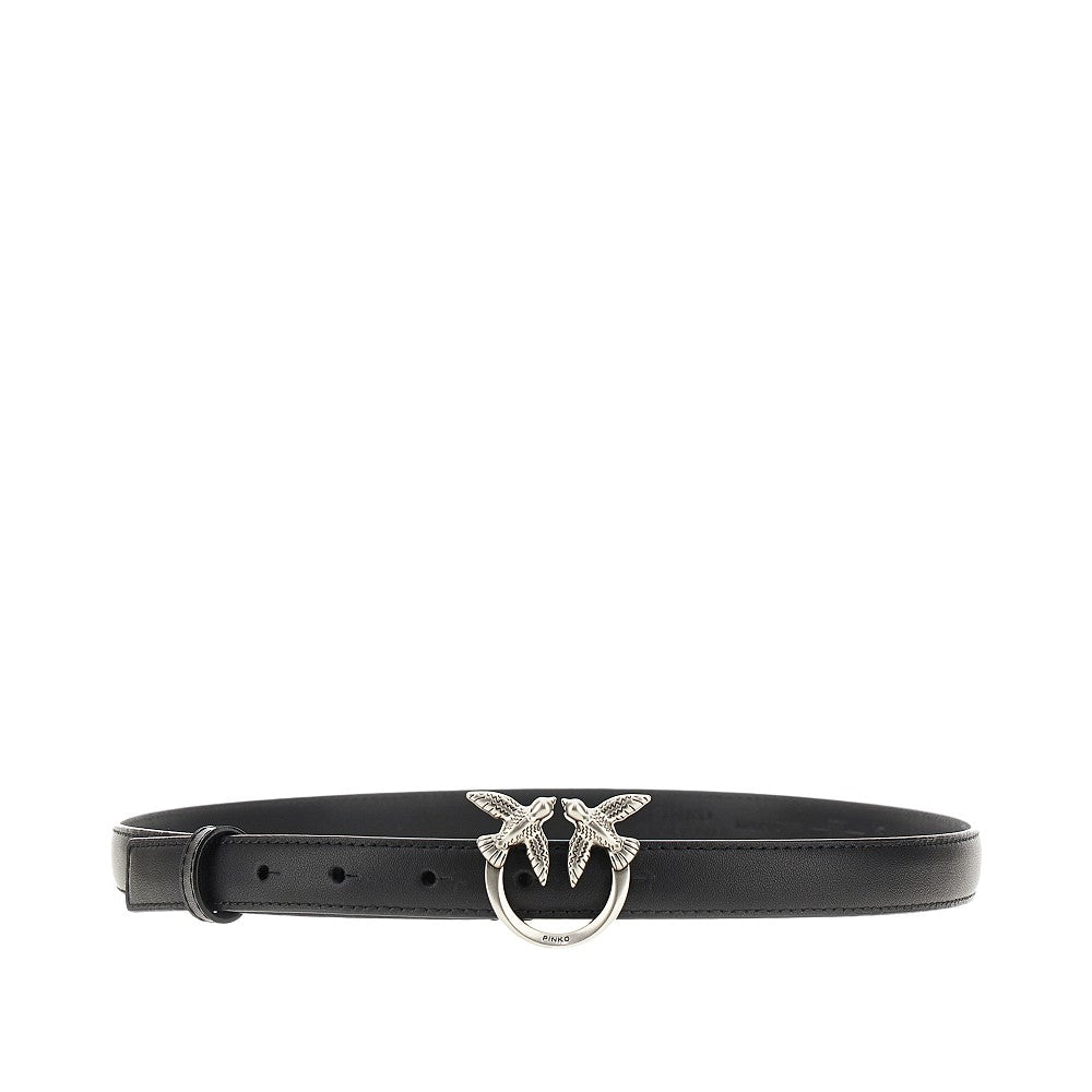 PINKO XS love birds leather belt