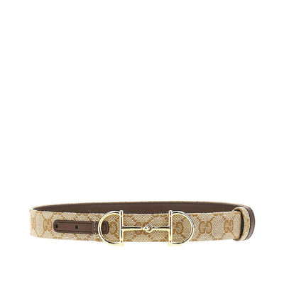 reversible belt with horsebit buckle