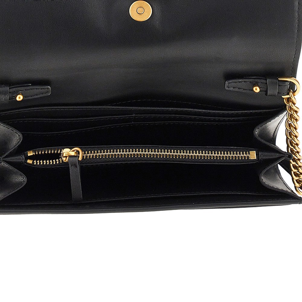 PINKO OS love birds clutch wallet whit rhinestone